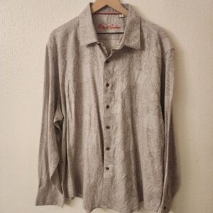 Robert Graham Flip Cuff Purple Dragon Button-down Shirt Mens sz 3XL